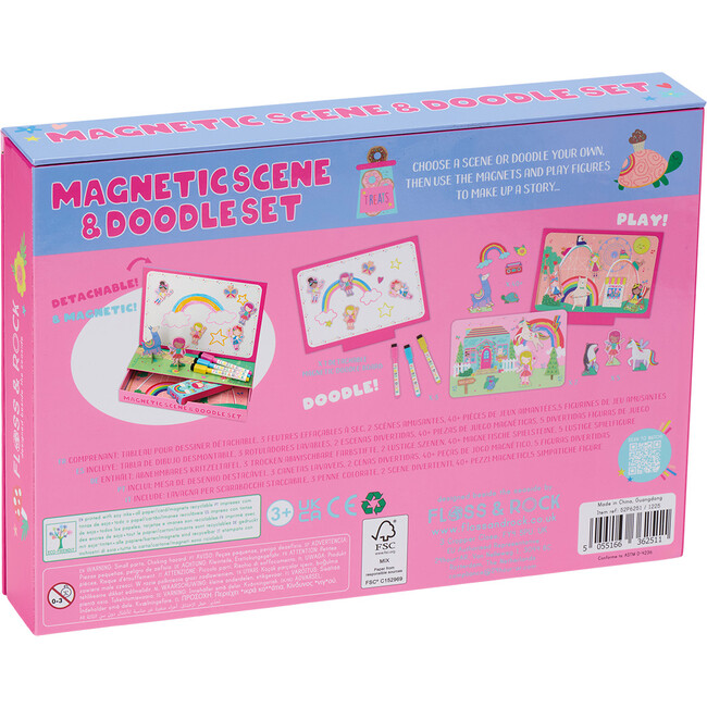Rainbow Fairy Magnetic Scene & Doodle Set - Arts & Crafts - 4