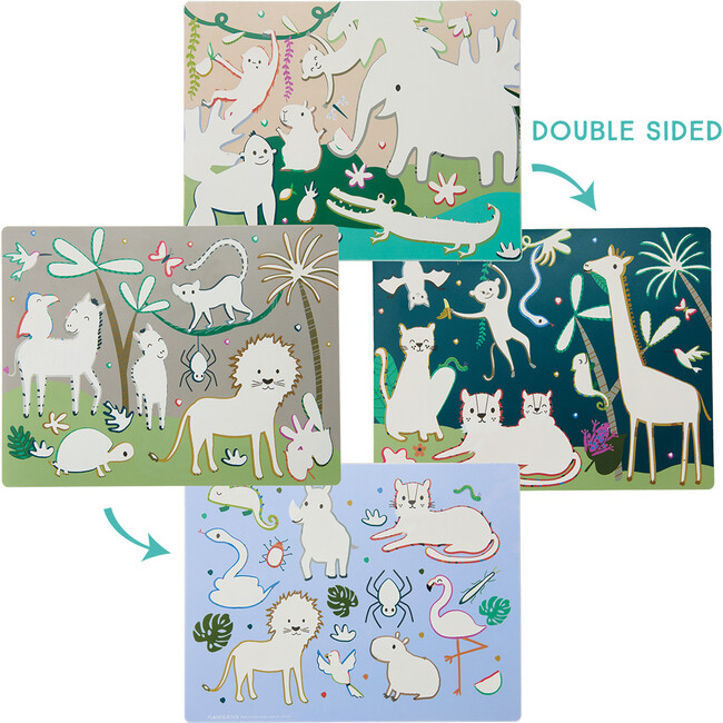 Jungle Magic Water Mats - Arts & Crafts - 4