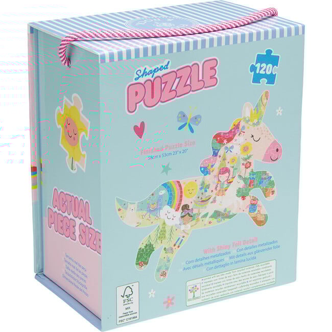 Rainbow Fairy 120pc Shaped Puzzle - Puzzles - 3