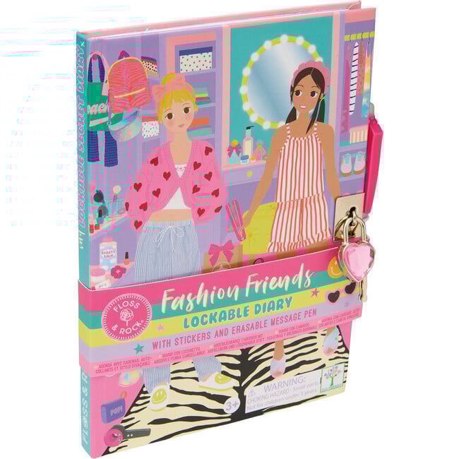 Fashion Friends Lockable Diary with Erasable Pen ( Varied Designs ) - Books - 4