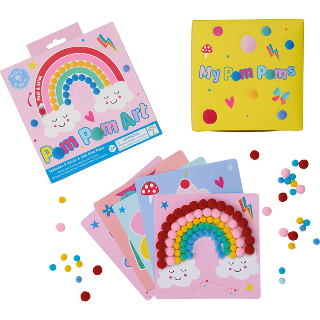 Rainbow Fairy Pom Pom Art - Arts & Crafts - 4