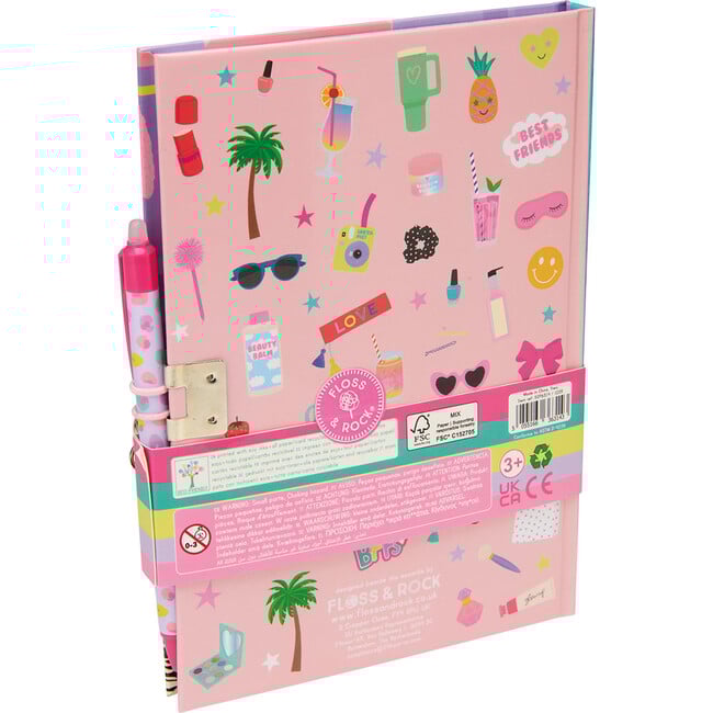 Fashion Friends Lockable Diary with Erasable Pen ( Varied Designs ) - Books - 5