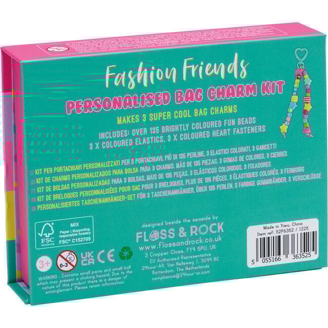 Fashion Friends Bag Charm Kit - Arts & Crafts - 5