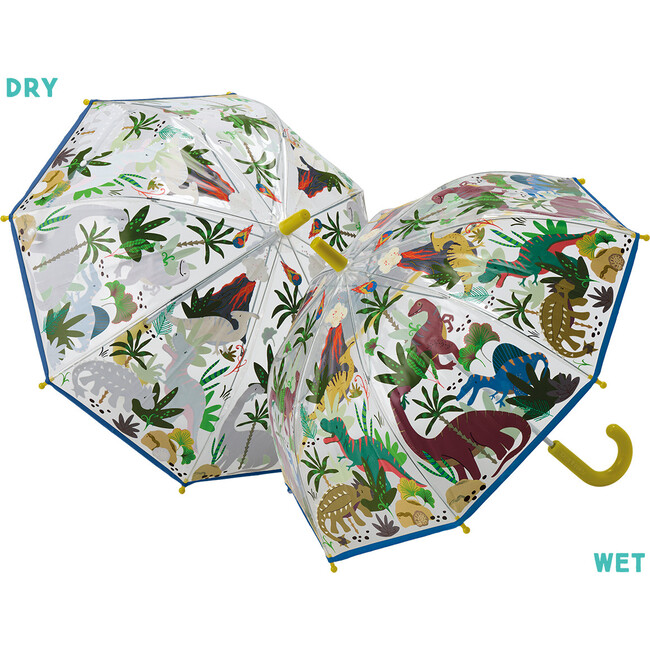 Dino Transparent Colour Changing Umbrella