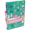 Fashion Friends Lockable Diary with Erasable Pen ( Varied Designs ) - Books - 7 - thumbnail