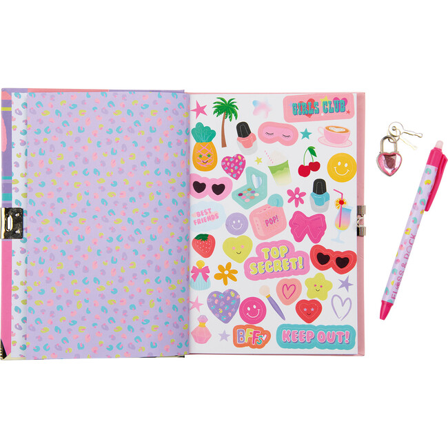 Fashion Friends Lockable Diary with Erasable Pen ( Varied Designs ) - Books - 9