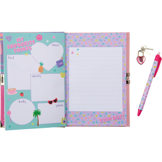 Fashion Friends Lockable Diary with Erasable Pen ( Varied Designs ) - Books - 10