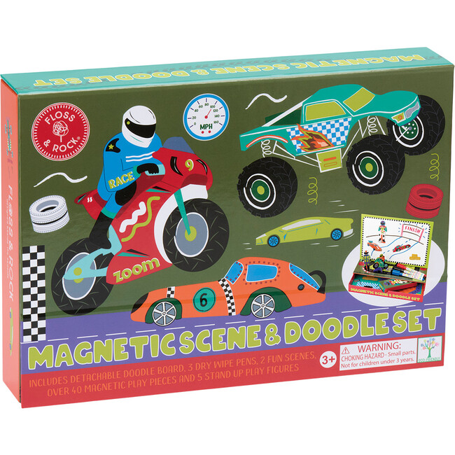 Cars Magnetic Scene & Doodle Set