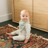 Cotton Muslin & Fleece Bandana Bib, Adobe Checker (Pack Of 4) - Bibs - 5 - thumbnail