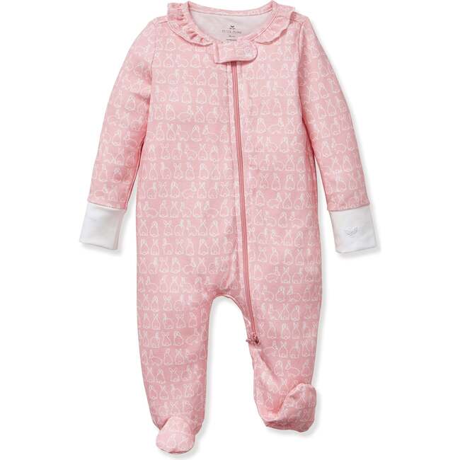 Infant Pima Romper in Hoppy Days Pink
