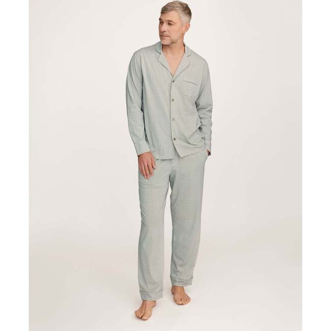 Men's Classic Pajama in Sage Geo