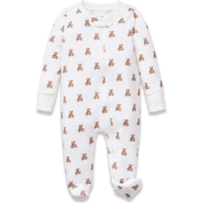 Infant Pima Romper in Teddy Tales