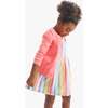 Kids Picnic Dress In Rainbow Stripe, Rainbow Sunrise Stripe - Dresses - 3 - thumbnail
