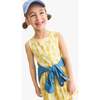 Kids Recess Dress In Banana Bunch, Light Banana Bananas - Dresses - 3 - thumbnail