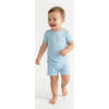 Short Sleeve & Shorts Bamboo Toddler Pajama Set, Harbor Gingham - Pajamas - 1 - thumbnail