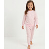 Little Lounger Bamboo Sweatsuit, Peony Stripe - Mixed Apparel Set - 1 - thumbnail