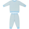 Little Lounger Bamboo Sweatsuit, Seaside Stripe - Mixed Apparel Set - 2