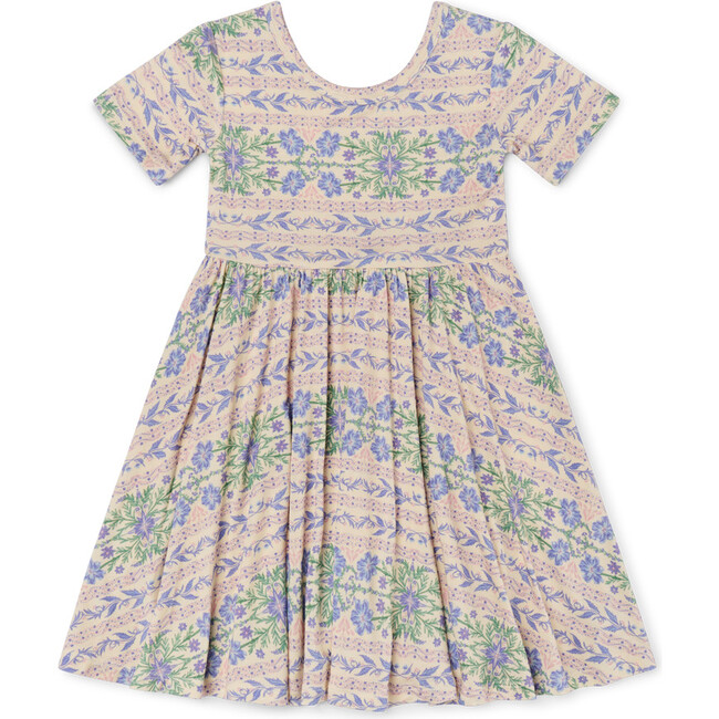 Bamboo Twirl Dress, Spring Cascade