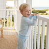 Little Lounger Bamboo Sweatsuit, Seaside Stripe - Mixed Apparel Set - 4