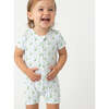 Short Sleeve Bamboo Sleeper, Bluebell Bows - Pajamas - 4