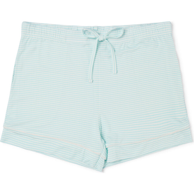 Short Sleeve & Pants Bamboo Women's Pajama Set, Cloud Stripe - Pajamas - 5