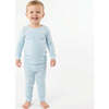 Bamboo Toddler Pajama Set, Seaside Stripe - Pajamas - 1 - thumbnail