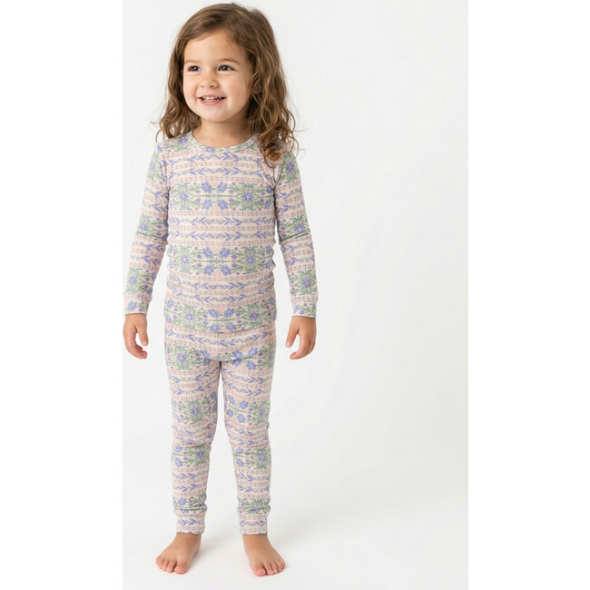 Bamboo Toddler Pajama Set, Spring Cascade