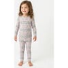 Bamboo Toddler Pajama Set, Spring Cascade - Pajamas - 1 - thumbnail