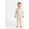 Bamboo Toddler Pajama Set, Sandstone Gingham - Pajamas - 1 - thumbnail