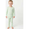 Bamboo Toddler Pajama Set, Pistachio Gingham - Pajamas - 1 - thumbnail