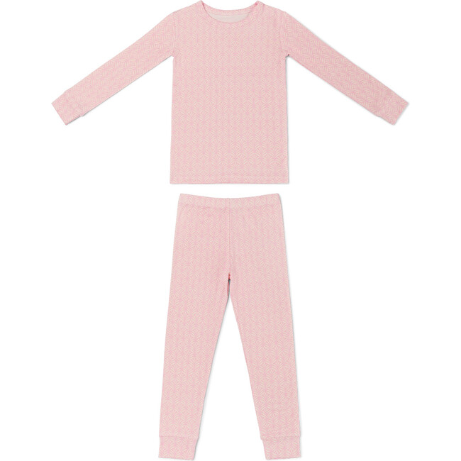 Bamboo Toddler Pajama Set, Pink Symphony