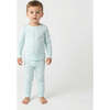 Bamboo Toddler Pajama Set, Cloud Stripe - Pajamas - 1 - thumbnail