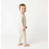 Bamboo Toddler Pajama Set, Sandstone Gingham - Pajamas - 4