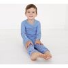 Bamboo Toddler Pajama Set, Cobalt Stripe - Pajamas - 1 - thumbnail