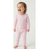 Bamboo Toddler Pajama Set, Ballet Stripe - Pajamas - 1 - thumbnail