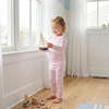 Bamboo Toddler Pajama Set, Ballet Stripe - Pajamas - 5 - thumbnail