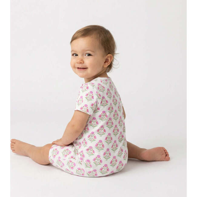 Bamboo Sleeper, Pink Posy - Pajamas - 4