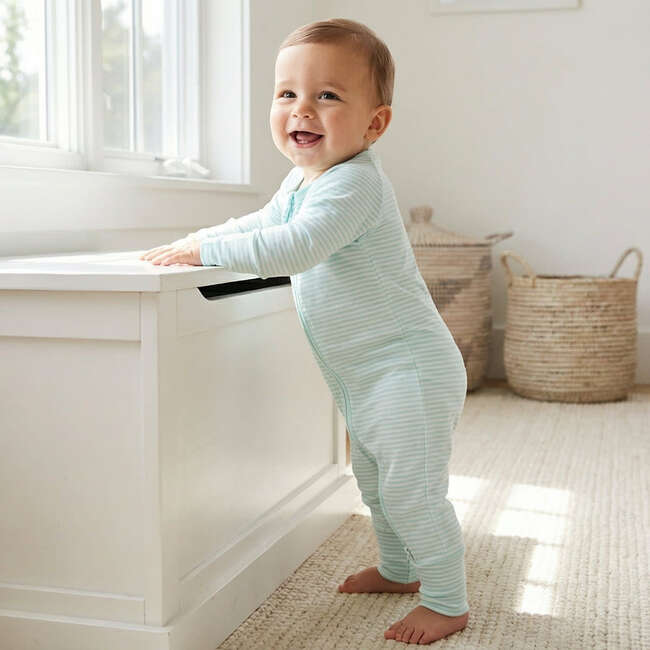 Bamboo Sleeper, Cloud Stripe - Pajamas - 4