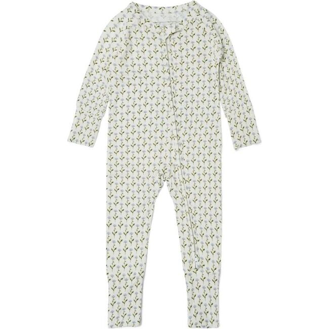 Lavender Lane Bamboo Sleeper, Delicate Purple & Green Floral