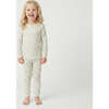 Lavender Lane Bamboo Kids Pajama Set, Delicate Purple & Green Floral - Pajamas - 1 - thumbnail