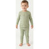 Bamboo Toddler Pajama Set, Evergreen Stripe - Pajamas - 4