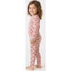Bamboo Toddler Pajama Set, Pomegranate Soiree - Pajamas - 4 - thumbnail