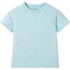 Tween (8-18 Years) Short Sleeve Rashguard, Blue - Rash Guards - 1 - thumbnail