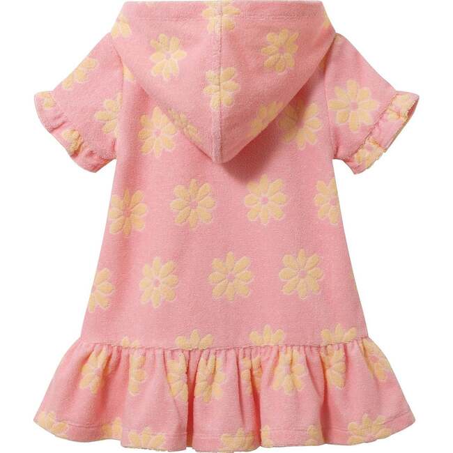 Infant Zip-Up Cover Up, Pink Daisy