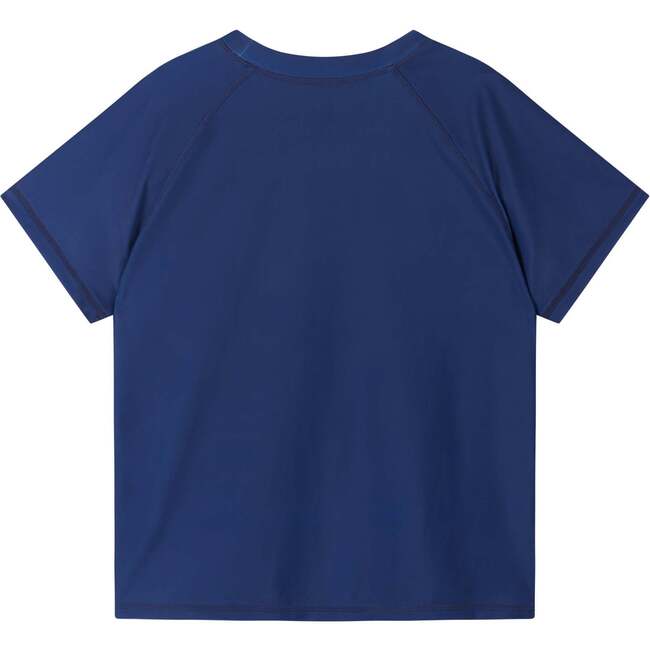 Kids Short Sleeve Rashguard, Navy