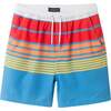 Kids (4-7 Years) Comfort-Stretch Lined Boardshort, Multicolor Stripe - Shorts - 2