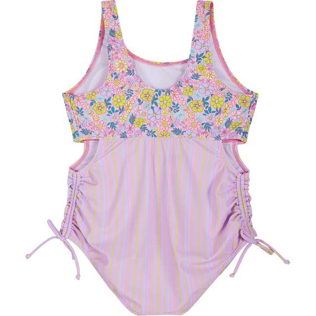 Tween (7-16) Girls One-Piece Swimsuit, Floral Print
