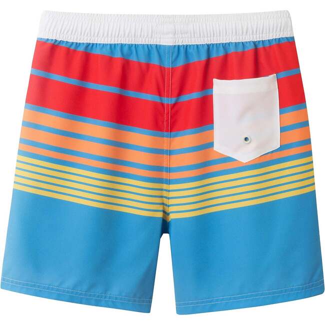 Kids (4-7 Years) Comfort-Stretch Lined Boardshort, Multicolor Stripe - Shorts - 3
