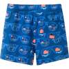 Kids (4-7 Years) Comfort-Stretch Lined Boardshort, Sunglasses Shark - Shorts - 3