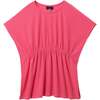 Girls Textured Cover-Up,  Neon Pink - Cover-Ups - 1 - thumbnail